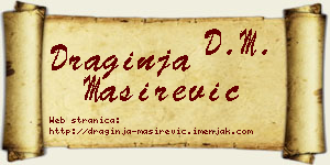 Draginja Maširević vizit kartica